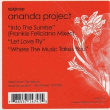 Load image into Gallery viewer, The Ananda Project : Into The Sunrise (Frankie Feliciano Mixes) (12", Ora)