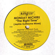 Load image into Gallery viewer, Monday Michiru : The Right Time (Jephte Guillaume Remixes) (12")