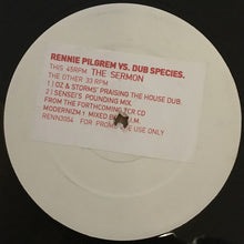 Load image into Gallery viewer, Rennie Pilgrem Vs Dub Species : The Sermon (12", Promo, W/Lbl, Sti)