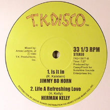 Load image into Gallery viewer, Wizzdom / Jimmy Bo Horn* / Herman Kelly : Free Bass / Is It In / Life A Refreshing Love (12", RE, RM)