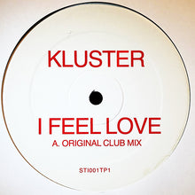Load image into Gallery viewer, Kluster : I Feel Love (12", Promo)
