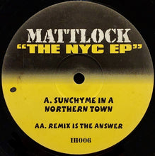 Load image into Gallery viewer, Mattlock : The NYC EP (12", EP)