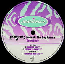 Load image into Gallery viewer, Progress (5) Presents The Boy Wunda : Everybody (12")