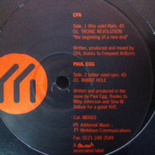 Load image into Gallery viewer, C.F.A. / Paul Egg : Tronic Revolution / Rabbit Hole (12")