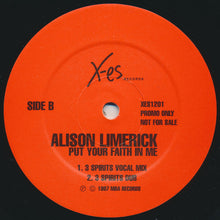 Load image into Gallery viewer, Alison Limerick : Put Your Faith In Me (2x12", Promo)