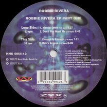 Load image into Gallery viewer, Robbie Rivera : Robbie Rivera EP Part One (12", EP)