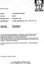 Load image into Gallery viewer, The Infinity Project : Alien Airport / Hyperspaced (12", Promo, W/Lbl)
