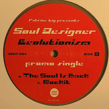 Load image into Gallery viewer, Fabrice Lig Presents Soul Designer : Evolutionism Promo Single (12", Single, Ltd, Promo, Cle)