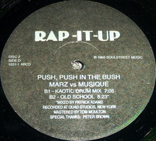 Load image into Gallery viewer, Marz (4) Vs Musique : Push, Push In The Bush (2x12")