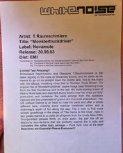 Load image into Gallery viewer, T.Raumschmiere : Monstertruckdriver (12", TP, Sti)