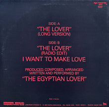 Load image into Gallery viewer, Egyptian Lover : The Lover (12 Inch Long Version) (12")