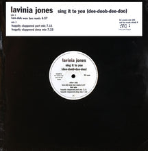 Load image into Gallery viewer, Lavinia Jones : Sing It To You (Dee-Doob-Dee Doo) (12", Promo)