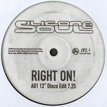 Load image into Gallery viewer, Silicone Soul : Right On! (12", Promo)