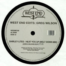 Load image into Gallery viewer, Greg Wilson : West End Edits (2x12")