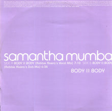 Load image into Gallery viewer, Samantha Mumba : Body II Body (12", Single, Promo)