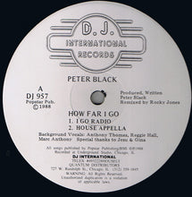 Load image into Gallery viewer, Peter Black : How Far I Go (12")