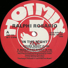 Load image into Gallery viewer, Ralphi Rosario : In The Night (12")