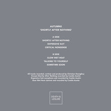 Load image into Gallery viewer, Autumns : Shortly After Nothing (LP, Album)
