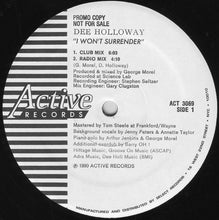 Load image into Gallery viewer, Dee Holloway : I Won't Surrender (12", Single, Promo)