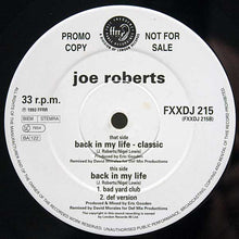 Load image into Gallery viewer, Joe Roberts : Back In My Life (12", Promo)