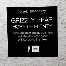 Load image into Gallery viewer, Grizzly Bear : Horn Of Plenty (LP, Album, RE, Cle)