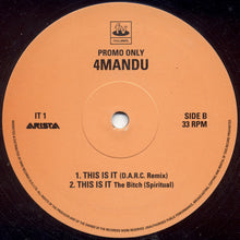 Load image into Gallery viewer, 4Mandu : This Is It (12", Promo)