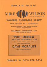 Load image into Gallery viewer, Mike "Hitman" Wilson Featuring Shawn Christopher : Another Sleepless Night (12", Single)