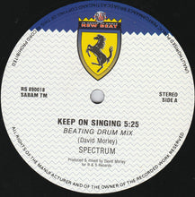 Load image into Gallery viewer, Spectrum : Keep On Singing (12")