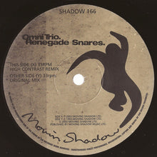 Load image into Gallery viewer, Omni Trio : Renegade Snares (High Contrast Remix + Original Mix) (12")