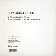 Load image into Gallery viewer, Supaluga & Ichiro_ : Badminton (7", Single)