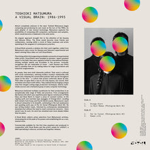 Load image into Gallery viewer, Toshioki Matsumura : A Visual Brain: 1986-1993 (12", EP, RM)