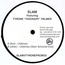 Load image into Gallery viewer, Slam Featuring Tyrone "Visionary" Palmer* : Lifetimes (12", Promo)