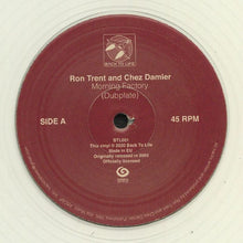 Load image into Gallery viewer, Ron Trent And Chez Damier : Morning Factory (Dubplate) (12", S/Sided, Ltd, RE, RM, Cle)
