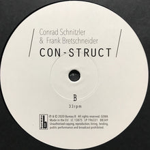Load image into Gallery viewer, Conrad Schnitzler & Frank Bretschneider : Con-Struct (LP)