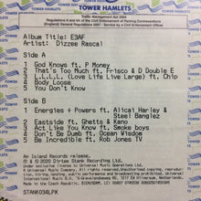 Load image into Gallery viewer, Dizzee Rascal : E3 AF (LP, Album, Ltd, Yel)