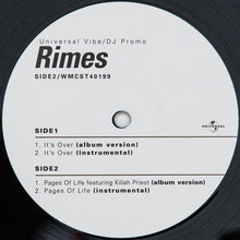 Load image into Gallery viewer, Rimes : It's Over (12")