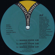 Load image into Gallery viewer, Alé : I Wanna Know (12")