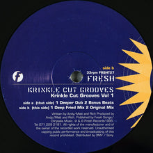 Load image into Gallery viewer, Krinkle Cut Grooves : Krinkle Cut Grooves Vol. 1 (12")