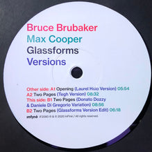 Load image into Gallery viewer, Bruce Brubaker & Max Cooper : Glassforms Versions (12")
