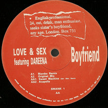 Load image into Gallery viewer, Love & Sex Featuring Dareena : Boyfriend (12")