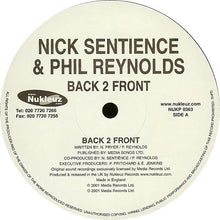 Load image into Gallery viewer, Nick Sentience & Phil Reynolds : Back 2 Front (12")