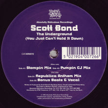 Load image into Gallery viewer, Scott Bond : The Underground (You Just Can't Hold It Down) (12")