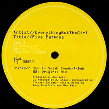 Load image into Gallery viewer, EverythingButTheGirl* : Five Fathoms (2x12", Promo)