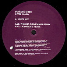 Load image into Gallery viewer, Depeche Mode : I Feel Loved (12", Single, Promo)