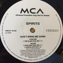 Load image into Gallery viewer, Spirits : Don't Bring Me Down (2x12", Promo)