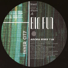 Load image into Gallery viewer, Inner City : Big Fun (Agoria Remix / Kenny Hawkes Remake / The Classic Magic Juan Mix Remake) (12")