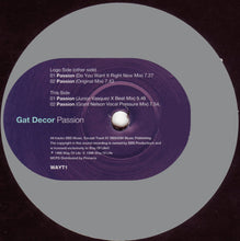 Load image into Gallery viewer, Gat Decor : Passion (12", Single)