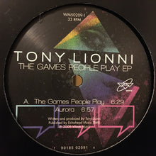 Load image into Gallery viewer, Tony Lionni : The Games People Play EP (12", EP)