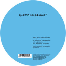 Load image into Gallery viewer, Andy Ash : Lightbulb Ep (12")