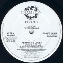 Load image into Gallery viewer, Robin S* : What I Do Best / Show Me Love (12", Promo)